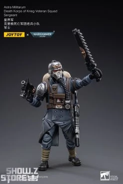 JoyToy Source 1/18 Warhammer 40K Death Korps Of Krieg Veteran Squad Sergeant -model store f3c27bccec