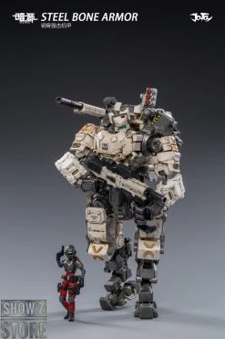 JoyToy Source 1/24 Steel Bone W/ Pilot 2nd White Version -model store f40f970000