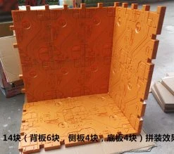 Toyworld Display Bases 2 Pieces Orange Color -model store f4d545e5b3