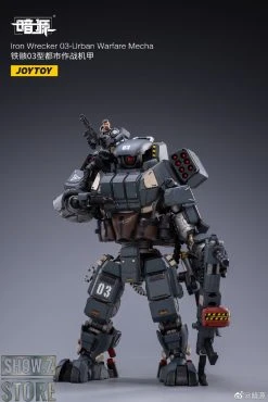 JoyToy Dark Source 1/24 Iron Wrecker 03 Urban Warfare Mecha W/ Pilot -model store f4fa754a90