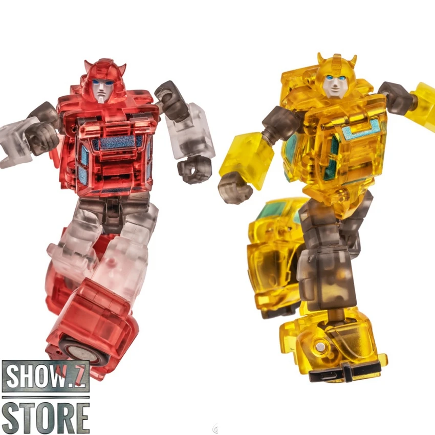 NewAge H25T Herbie Bumblebee & H26T Vanishing Point Cliffjumper Clear Version Set Of 2 4 NewAge H25T Herbie Bumblebee & H26T Vanishing Point Cliffjumper Clear Version Set Of 2 - Image 2