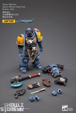 JoyToy Source 1/18 Warhammer 40K Space Wolves Claw Pack Brother Olaf -model store f5fa63b0c1