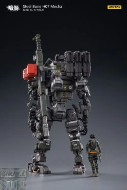 JoyToy Source 1/24 H07 Steel Bone Firepower Mecha Olive Version W/ Pilot -model store f7a82688fe