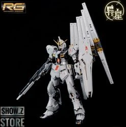 [SZ Custom] Bandai Custom RG 1/144 RX-93 Nu Gundam W/ Electroplated Chrome Painting -model store f91eb62db0