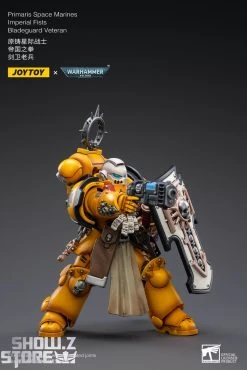 JoyToy Source 1/18 Warhammer 40K Imperial Fists Bladeguard Veteran -model store f9a0d3fa45