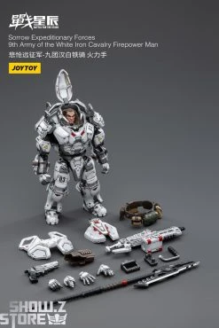 JoyToy Source 1/18 Sorrow Expeditionary Forces 9th Army Of The White Iron Cavalry Firepower Man -model store fb75d2b46f