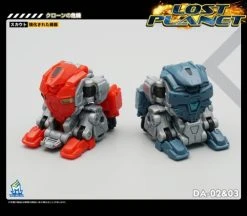 MechFansToys MFT Lost Planet Powered-suit DA02 Red & DA03 Blue Diaclone -model store fc256a32a3