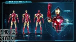 M.W Culture 1/7 Marvel Licensed Avenger Endgame Iron Man Mark-85 -model store fd84551c59