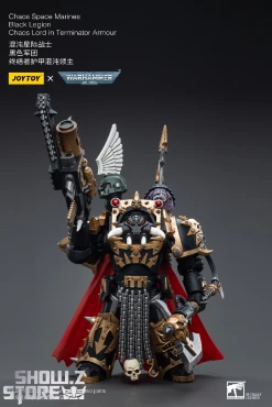 JoyToy Source 1/18 Warhammer 40K Chaos Space Marines Black Legion Chaos Lord In Terminator Armour -model store fe2d09d46c