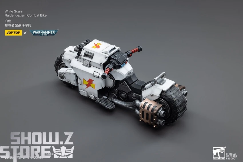 JoyToy Source 1/18 Warhammer 40K White Scars Raider-pattern Combat Bike 11 JoyToy Source 1/18 Warhammer 40K White Scars Raider-pattern Combat Bike - Image 9