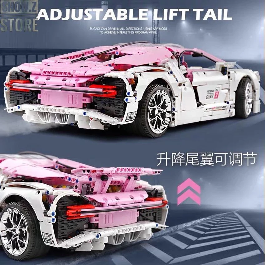 Lin07 Block 007 1/10 Bugatti Chiron Pink Version 7 Lin07 Block 007 1/10 Bugatti Chiron Pink Version - Image 5