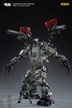 JoyToy Source 1/24 H02 Steel Bone Firepower Mecha Grey-Green Color W/ Pilot -model store fef50d1ef1