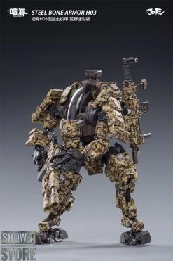 JoyToy Source 1/25 H03 Steel Bone Attack Mecha Desert Color W/ Pilot -model store ff814333f4