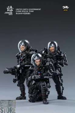 JoyToy Source The Wandering Earth United Earth Government China Rescue Team Set Of 3 -model store ff8e87a629